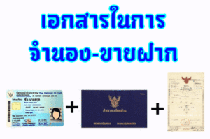เอกสารในการจำนองขายฝาก