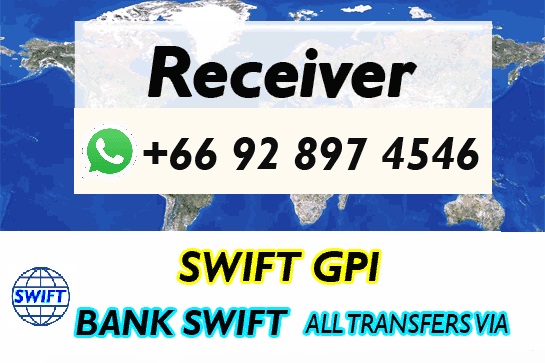 Receiver of Swift GPI Cash Transfer